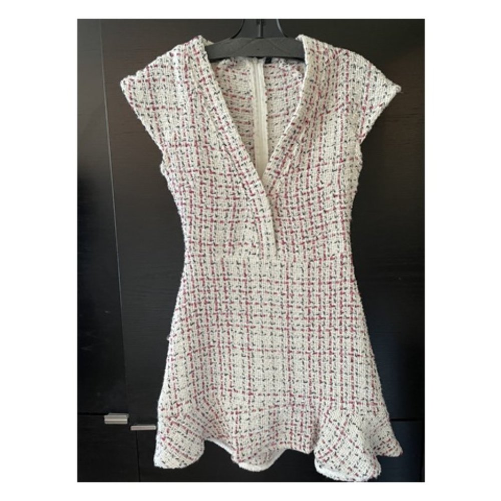 Zara Striped Luxury Knit Dress Crochet New 12 Photos Size Small